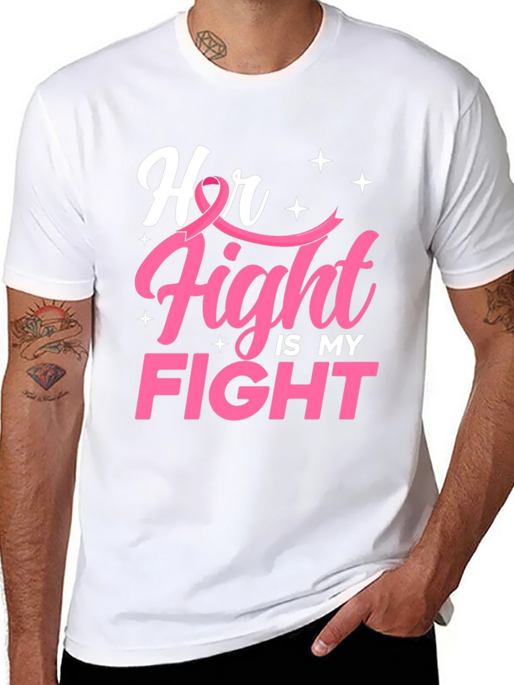 Her Fight Is My Fight Breast Cancer Awareness T-Shirt