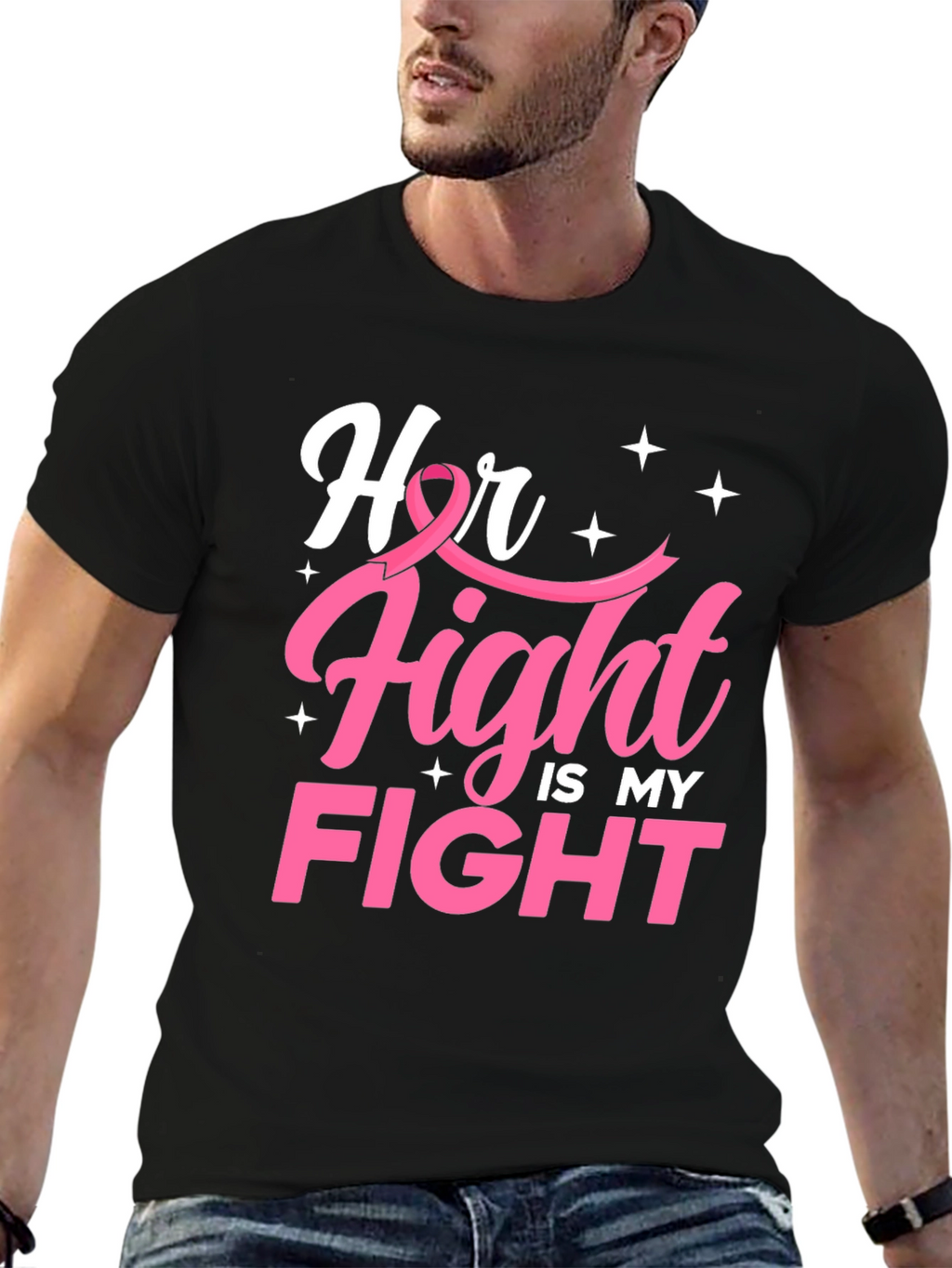 Her Fight Is My Fight Breast Cancer Awareness T-Shirt
