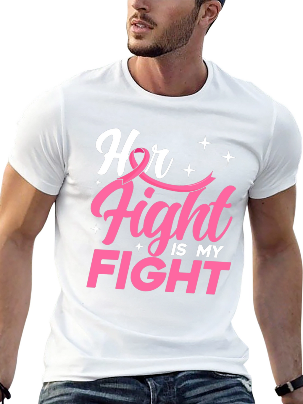 Her Fight Is My Fight Breast Cancer Awareness T-Shirt