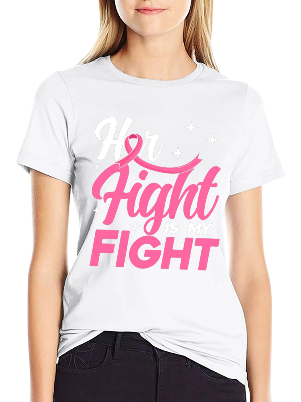 Her Fight Is My Fight Breast Cancer Awareness T-Shirt