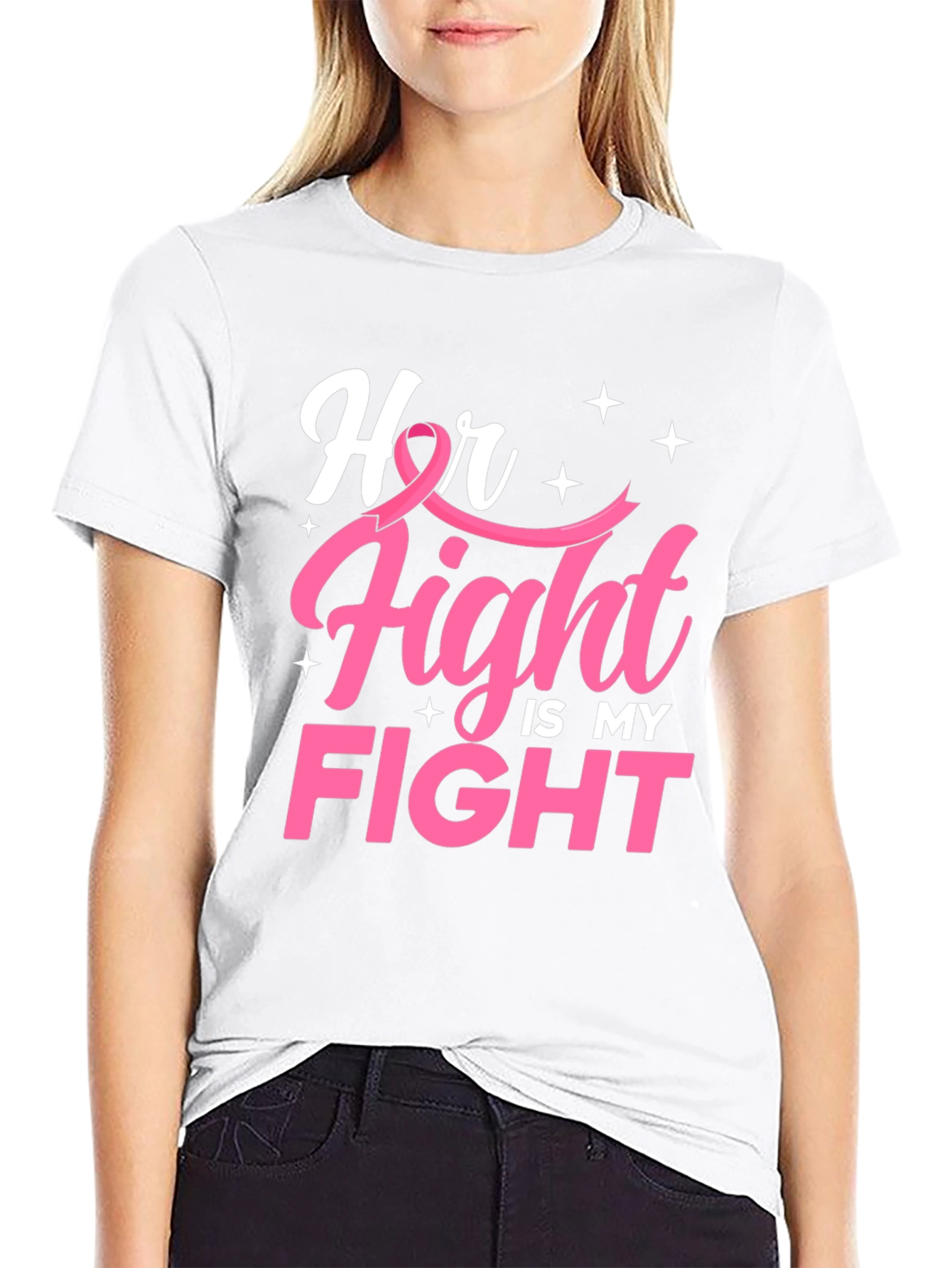 Her Fight Is My Fight Breast Cancer Awareness T-Shirt