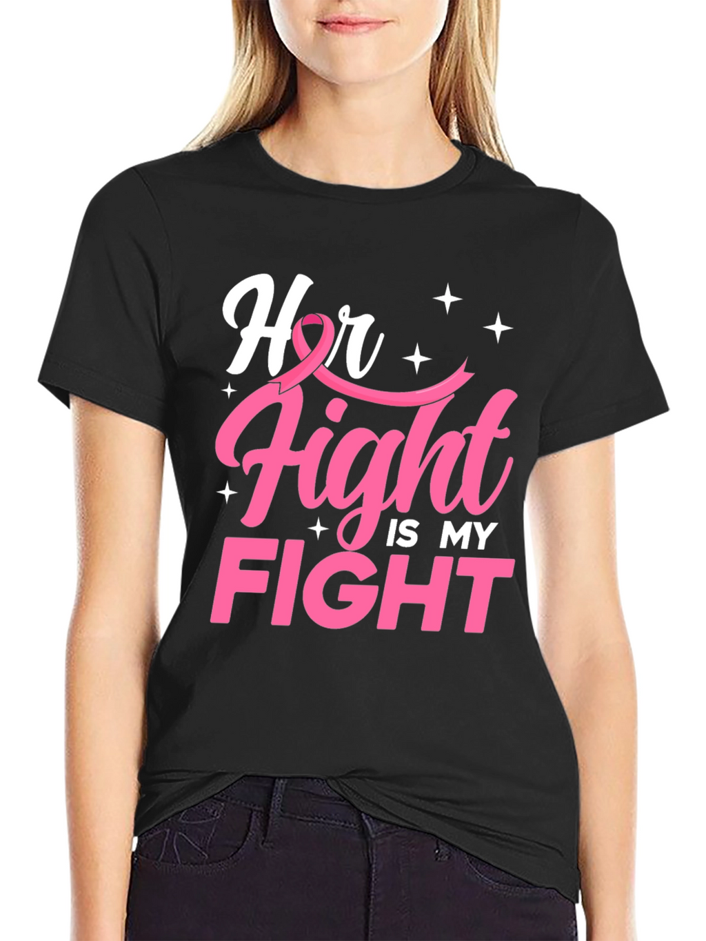 Her Fight Is My Fight Breast Cancer Awareness T-Shirt