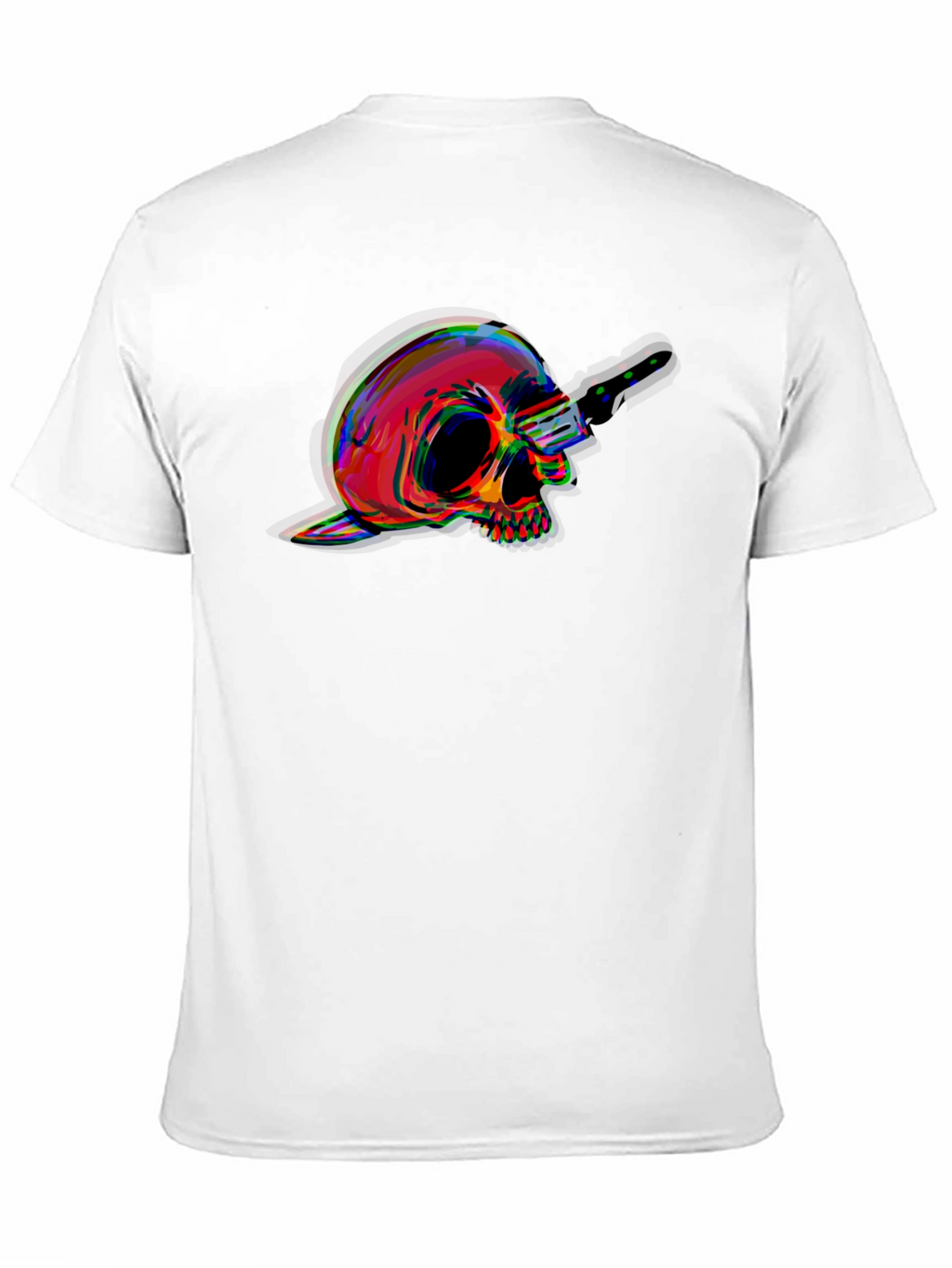 Skull & Dagger Graphic Tee - Edgy Style