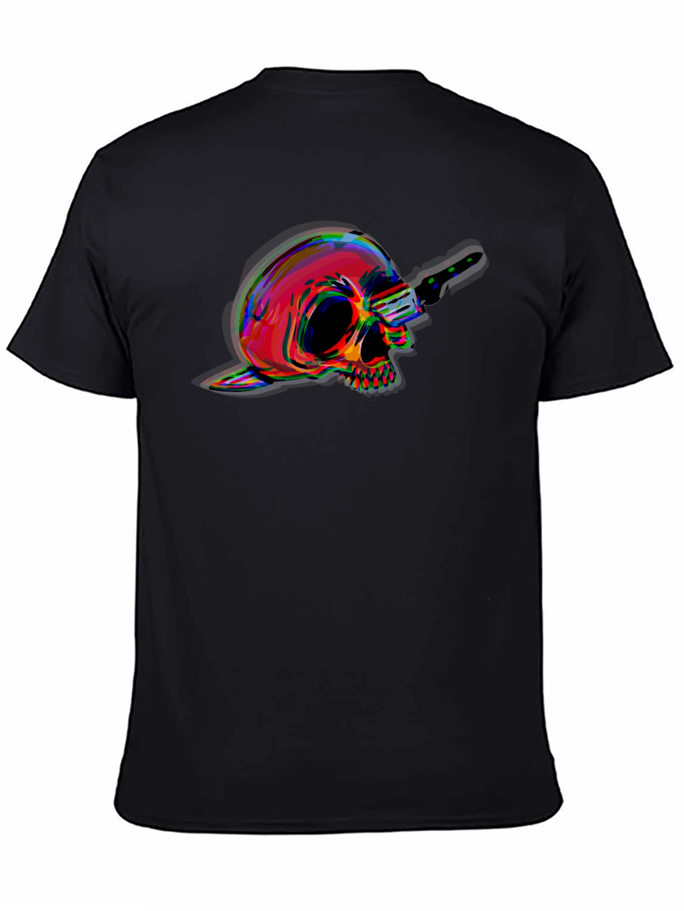 Skull & Dagger Graphic Tee - Edgy Style
