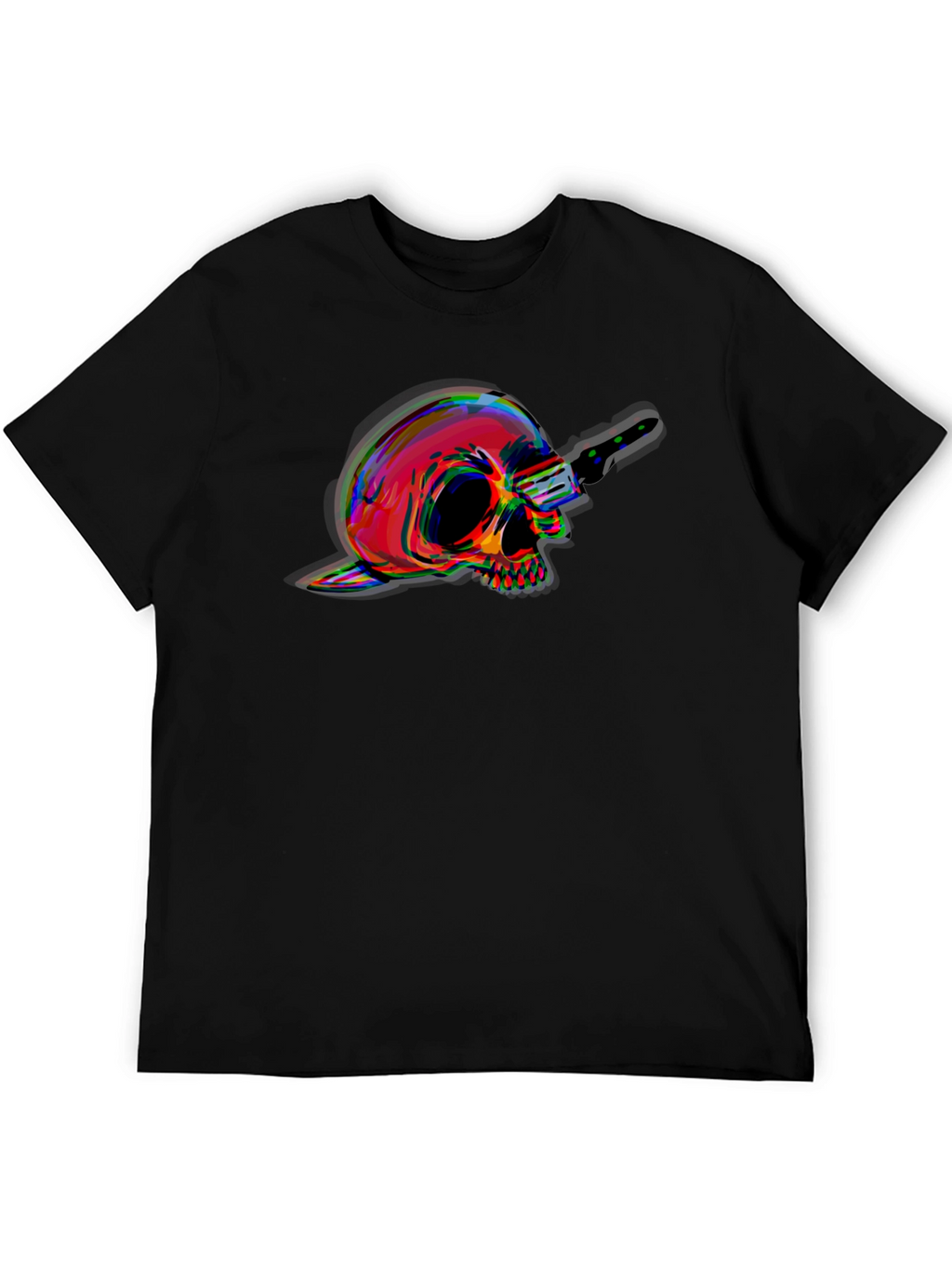 Skull & Dagger Graphic Tee - Edgy Style