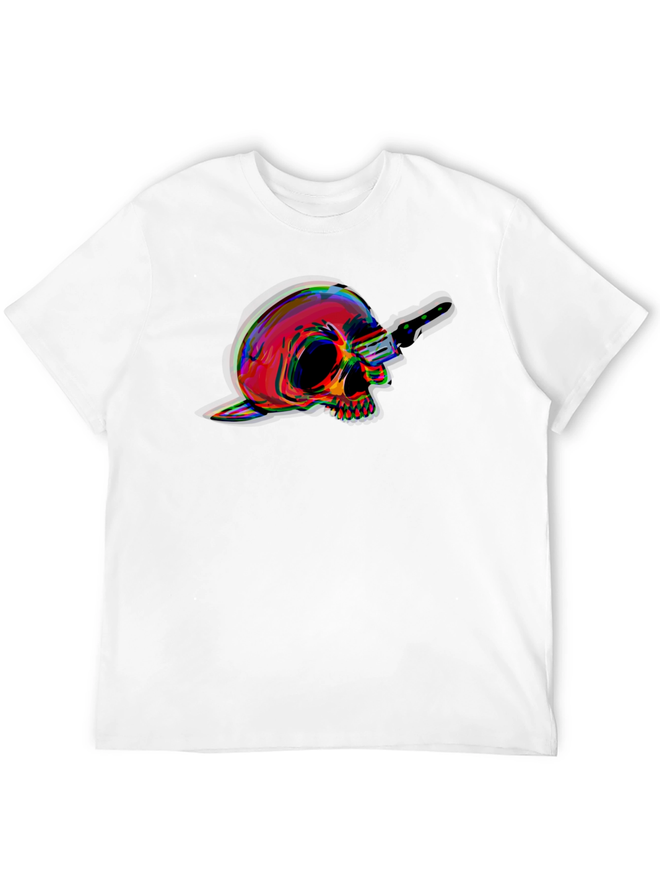 Skull & Dagger Graphic Tee - Edgy Style
