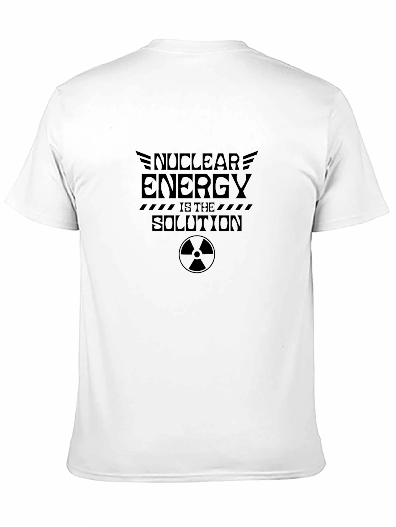 Nuclear Energy is the Solution Black T-Shirt