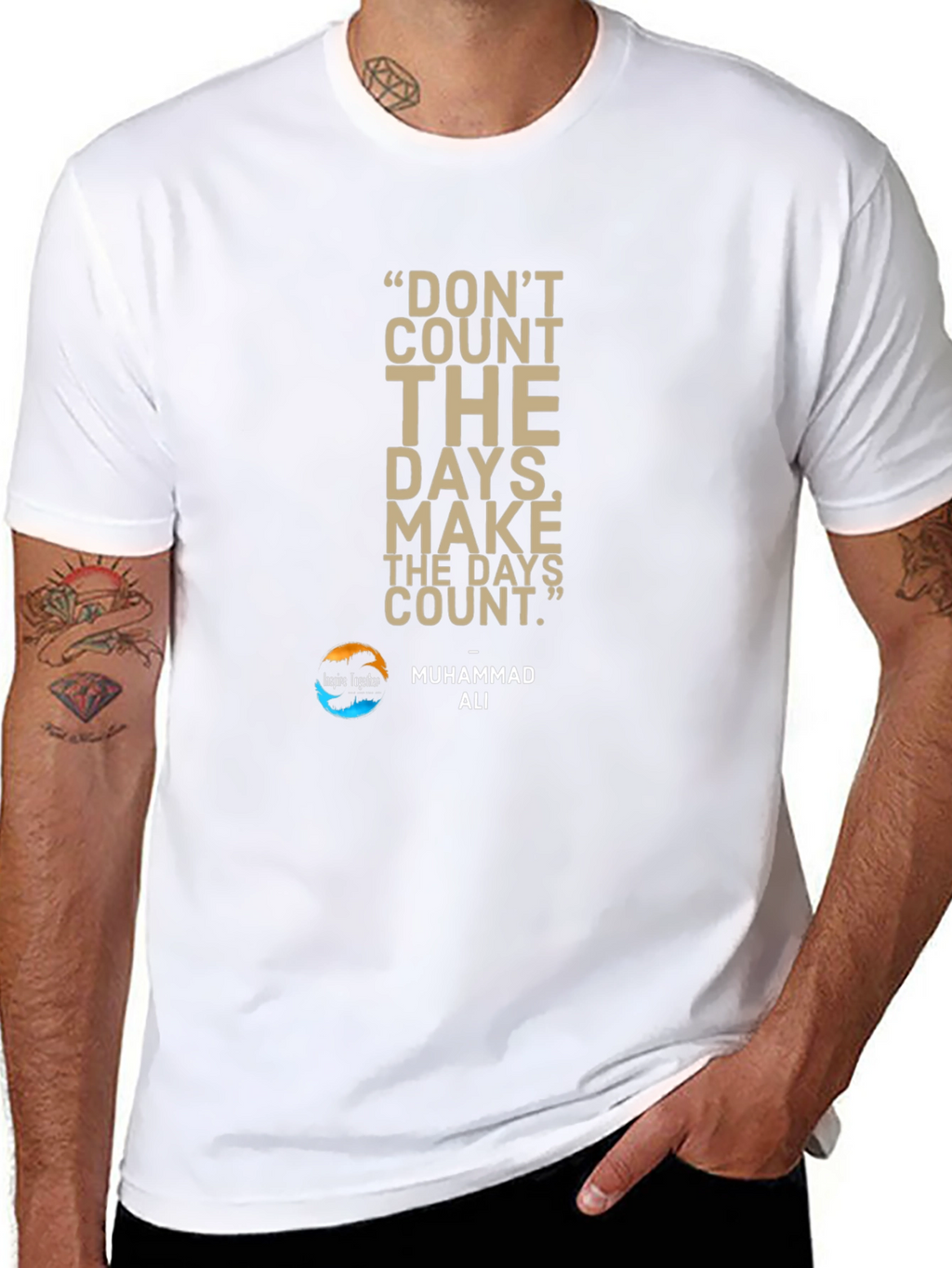 Motivational Muhammad Ali Quote T-Shirt