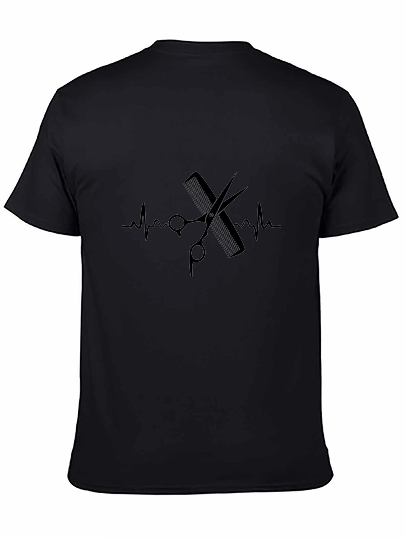 Barber Life T-Shirt - Hair Stylist Heartbeat Tee