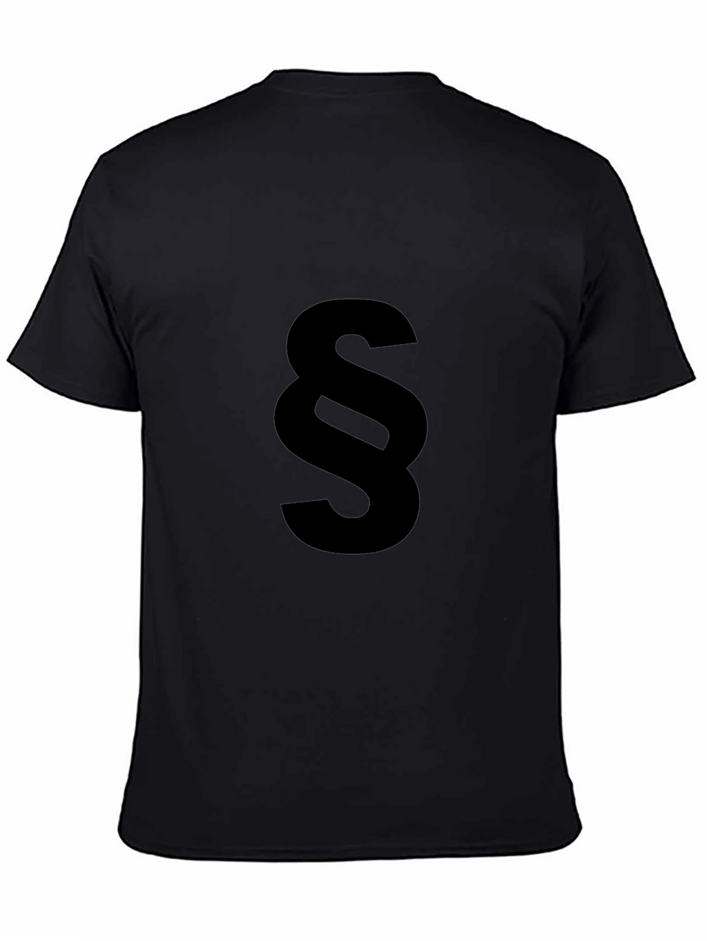 Black Paragraph Symbol Tee - Stylish & Comfy