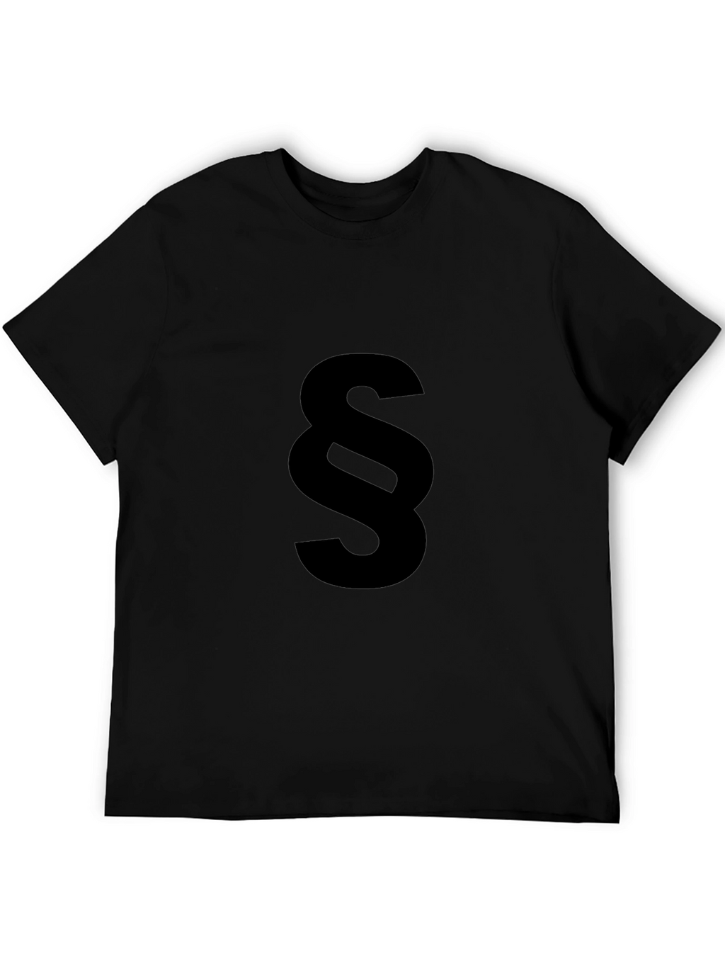 Black Paragraph Symbol Tee - Stylish & Comfy