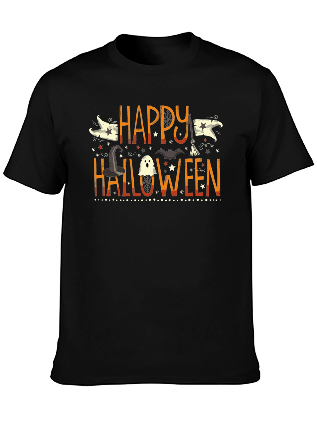 Happy Halloween Graphic T-Shirt Fun Halloween Tee