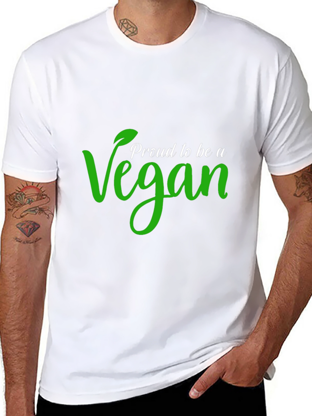 Proud Vegan Black T-Shirt