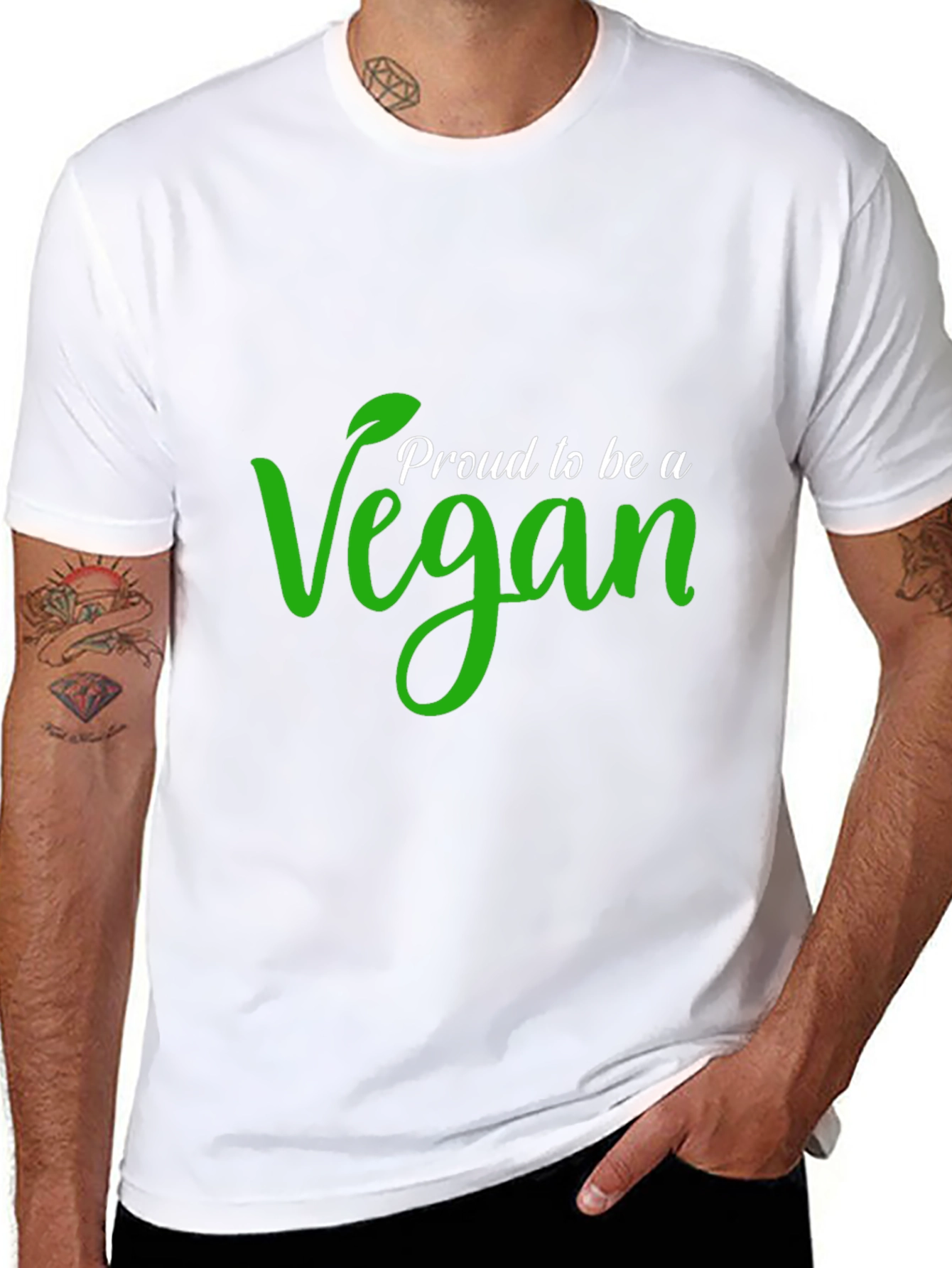 Proud Vegan Black T-Shirt