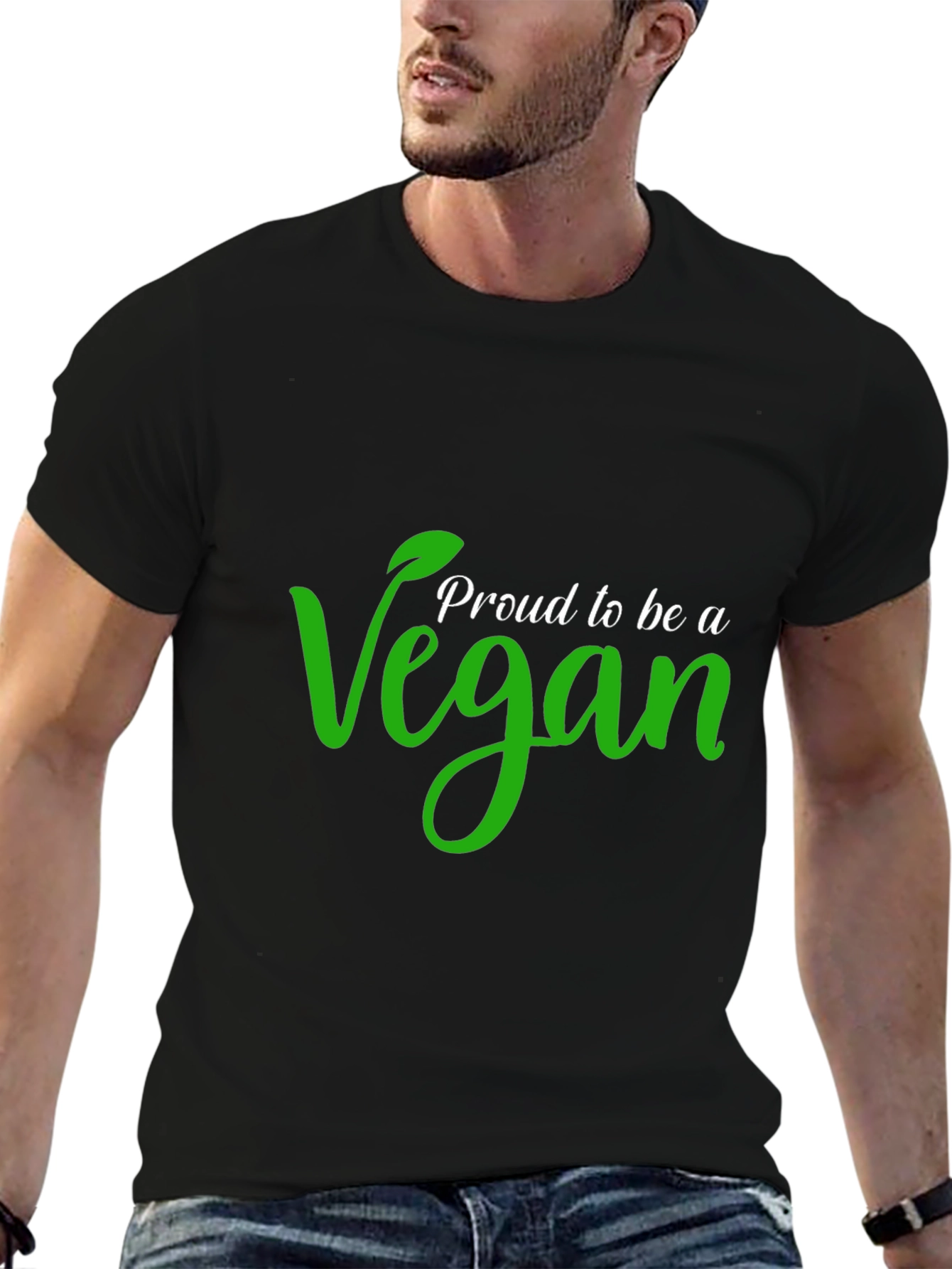 Proud Vegan Black T-Shirt