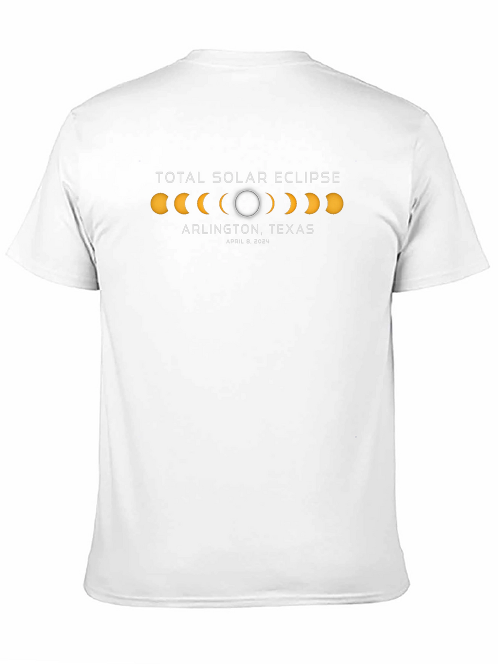 Total Solar Eclipse Arlington Texas April 8 2024 T-Shirt