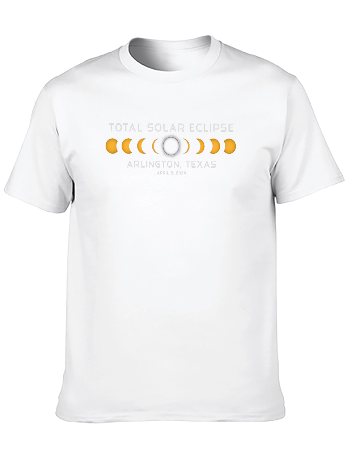 Total Solar Eclipse Arlington Texas April 8 2024 T-Shirt