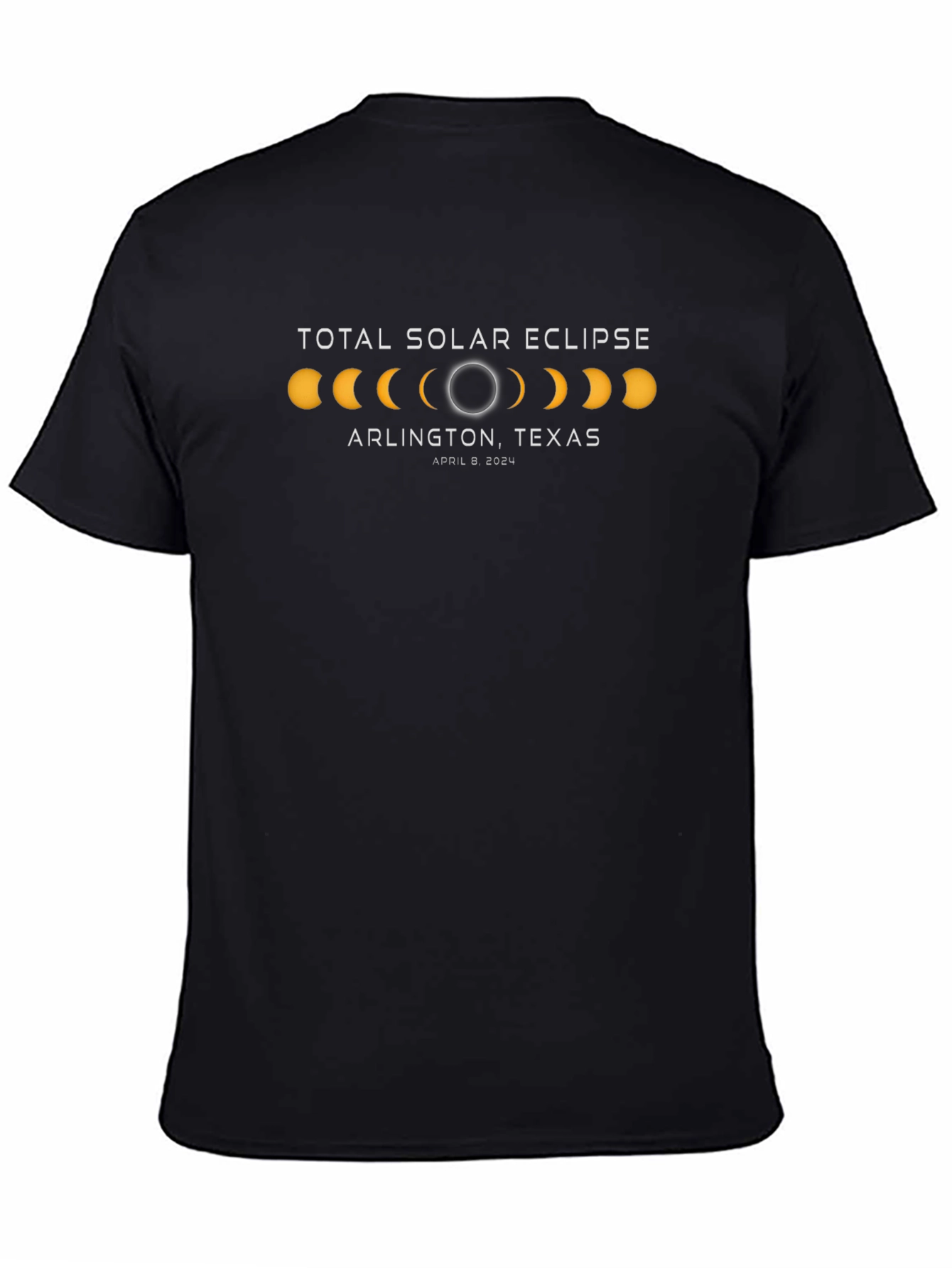Total Solar Eclipse Arlington Texas April 8 2024 T-Shirt