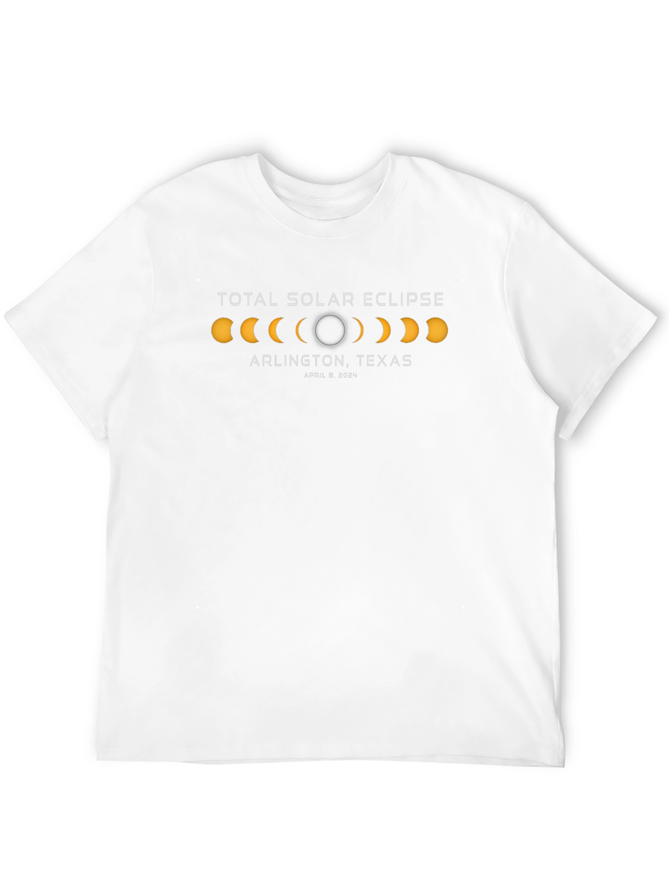 Total Solar Eclipse Arlington Texas April 8 2024 T-Shirt