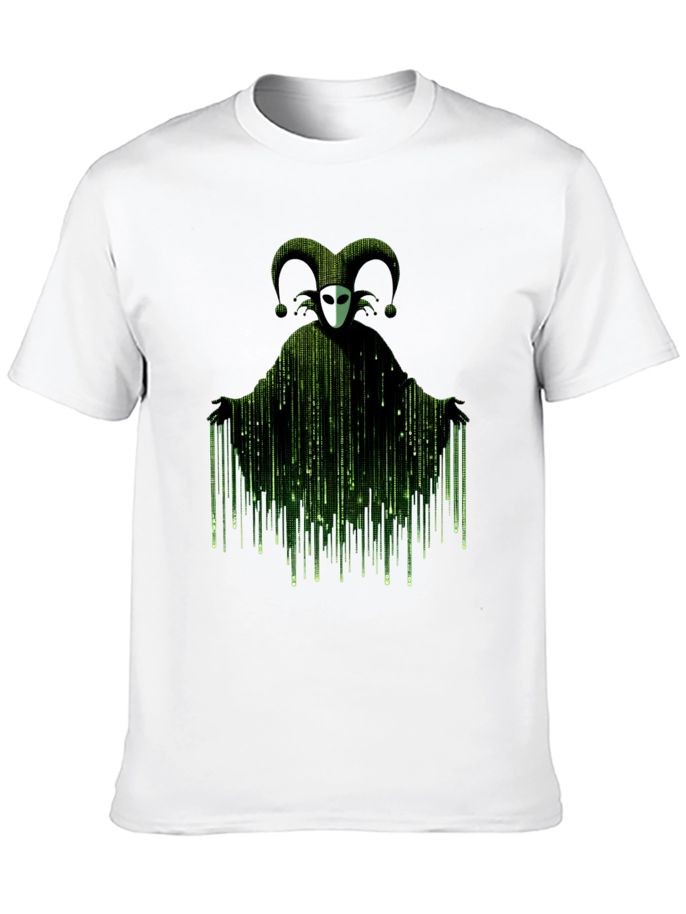 Matrix Jester T-Shirt - Black Graphic Tee