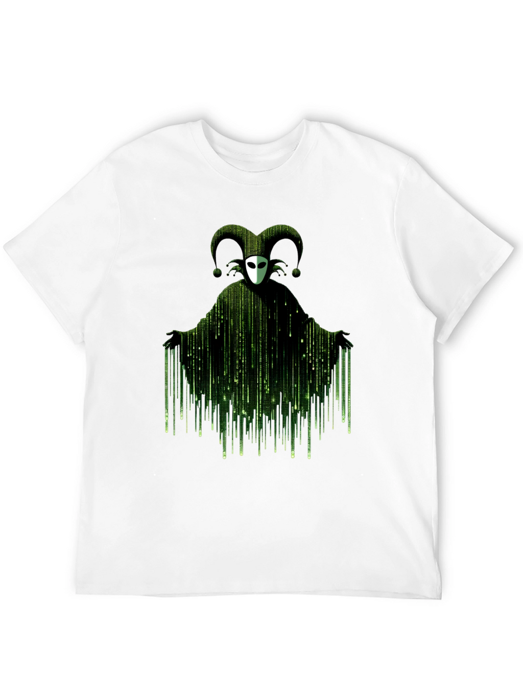Matrix Jester T-Shirt - Black Graphic Tee