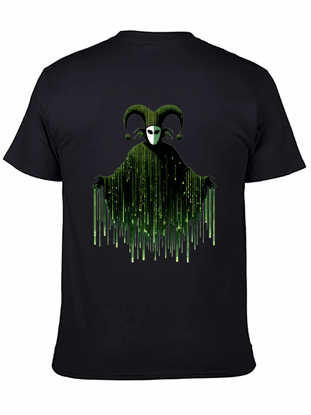 Matrix Jester T-Shirt - Black Graphic Tee