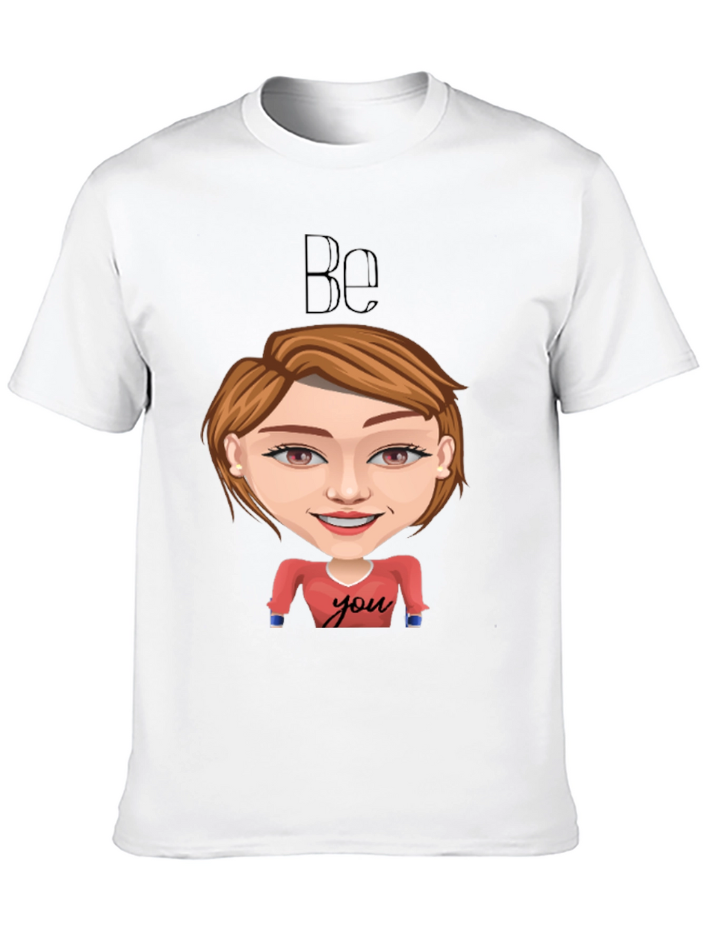 Be You Graphic Tee - Black Short Sleeve