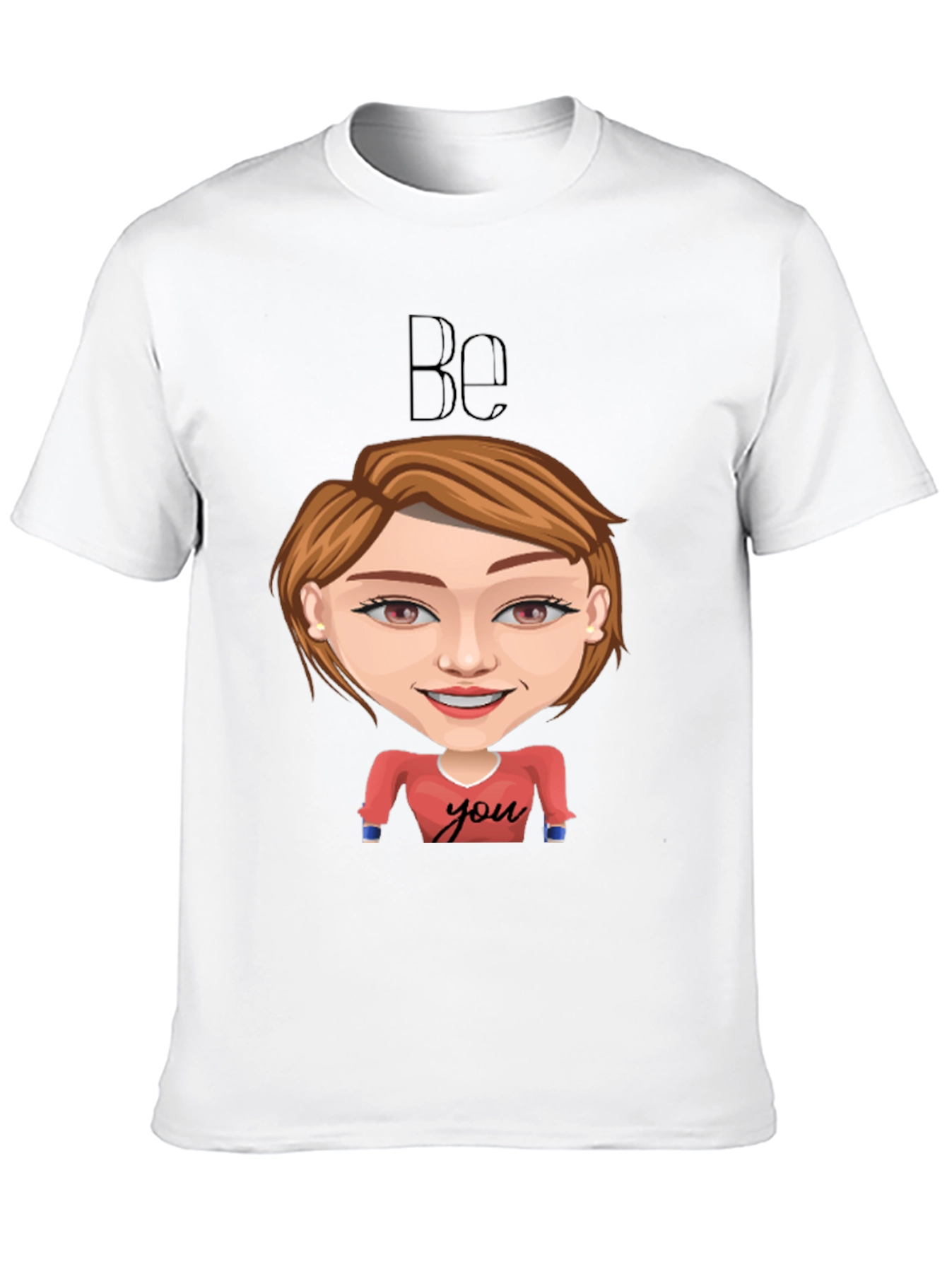 Be You Graphic Tee - Black Short Sleeve