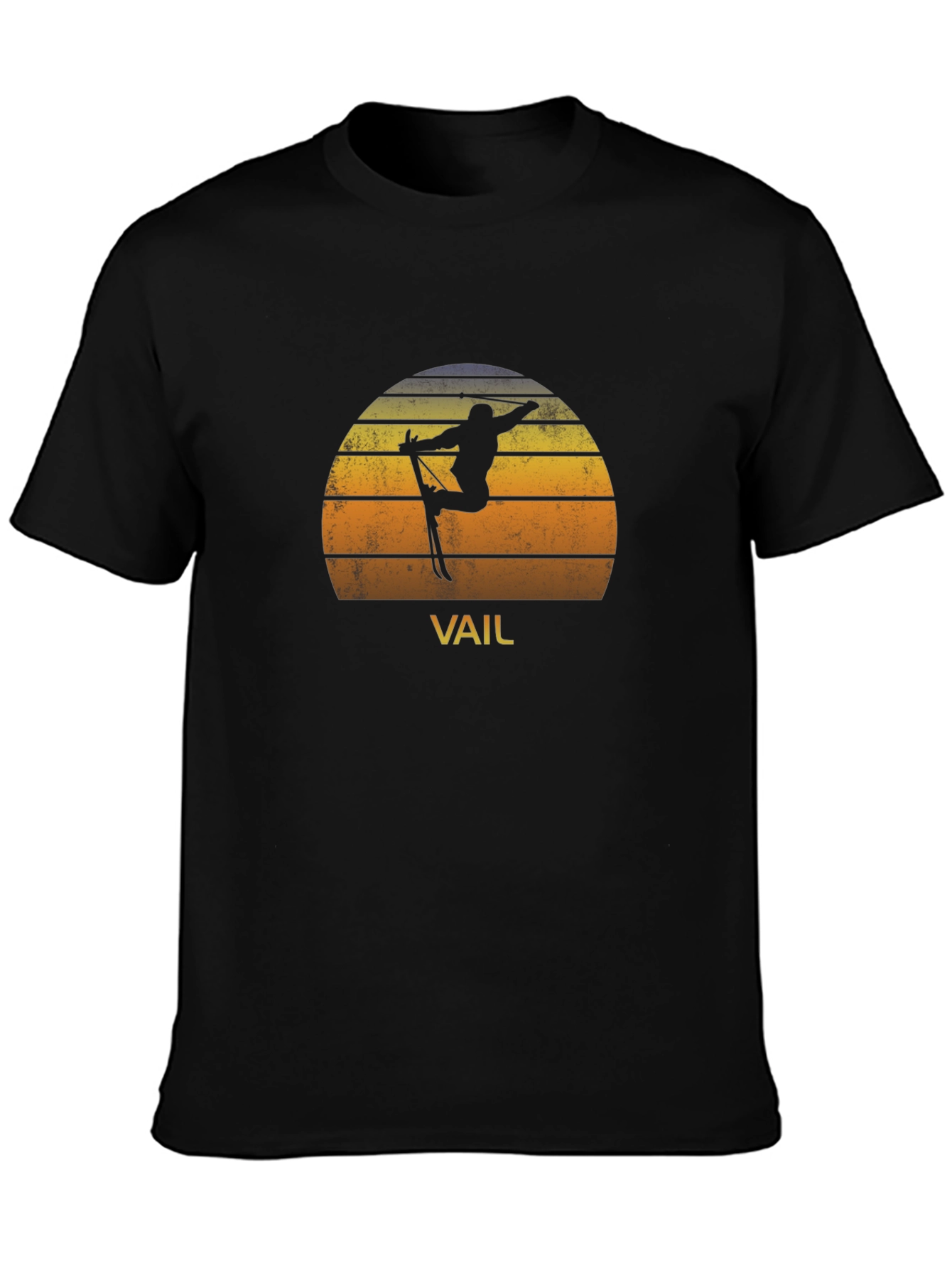 Retro Vail Skiing T-Shirt