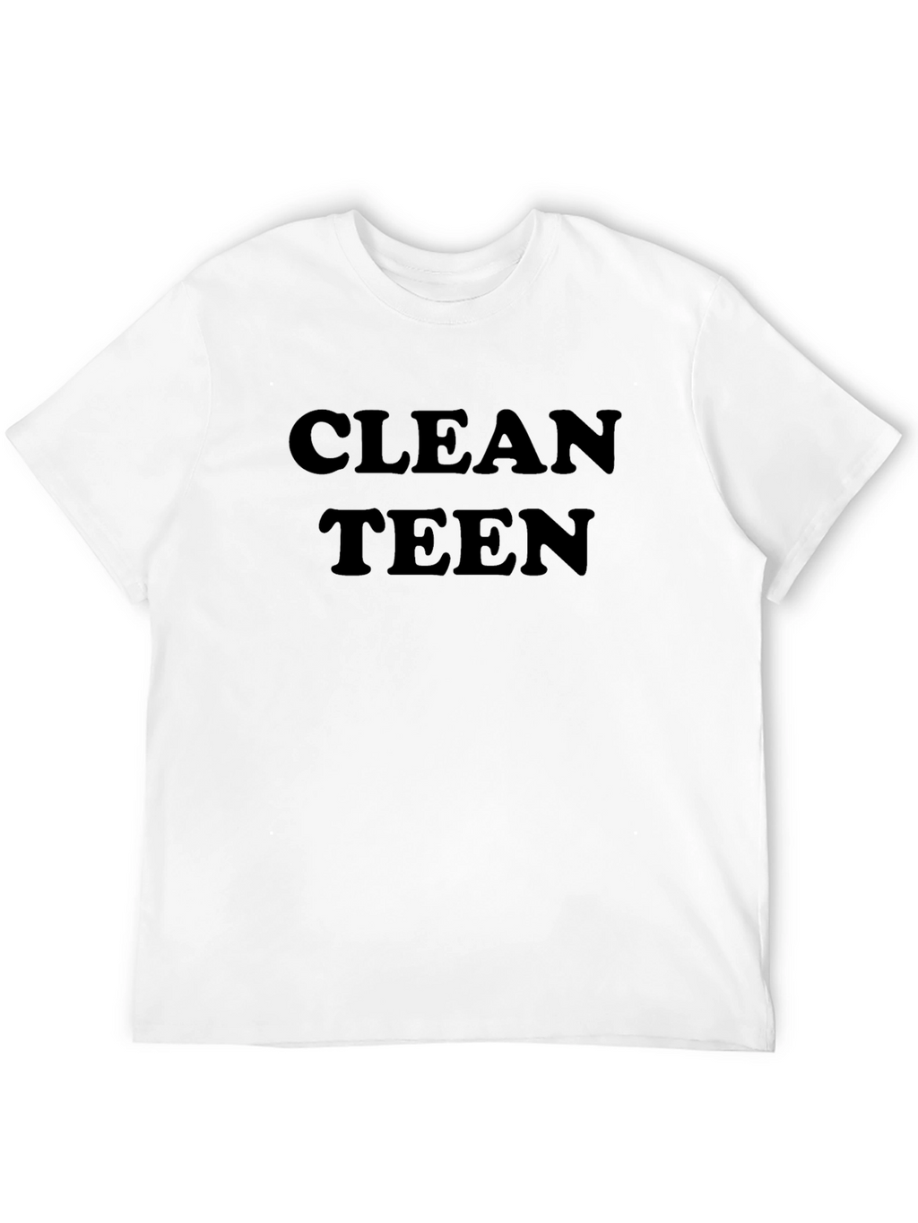 Clean Teen Black T-Shirt