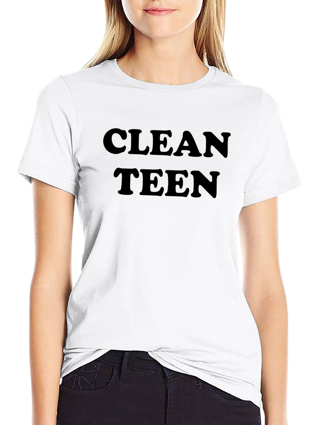 Clean Teen Black T-Shirt