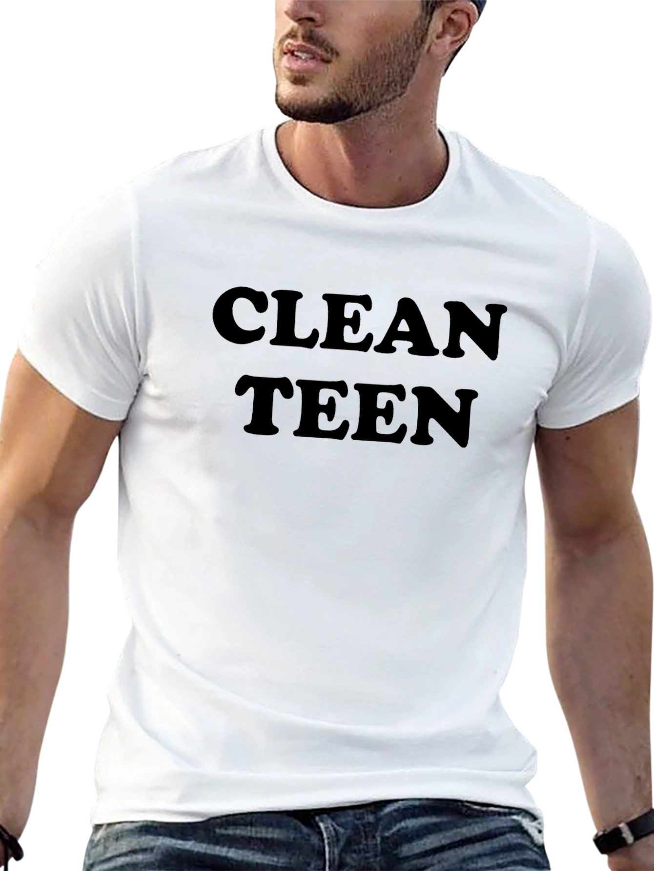 Clean Teen Black T-Shirt