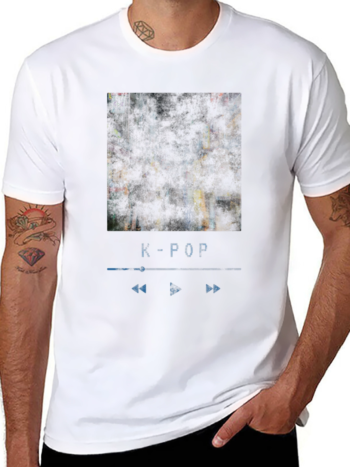K-Pop Music Player Graphic Tee