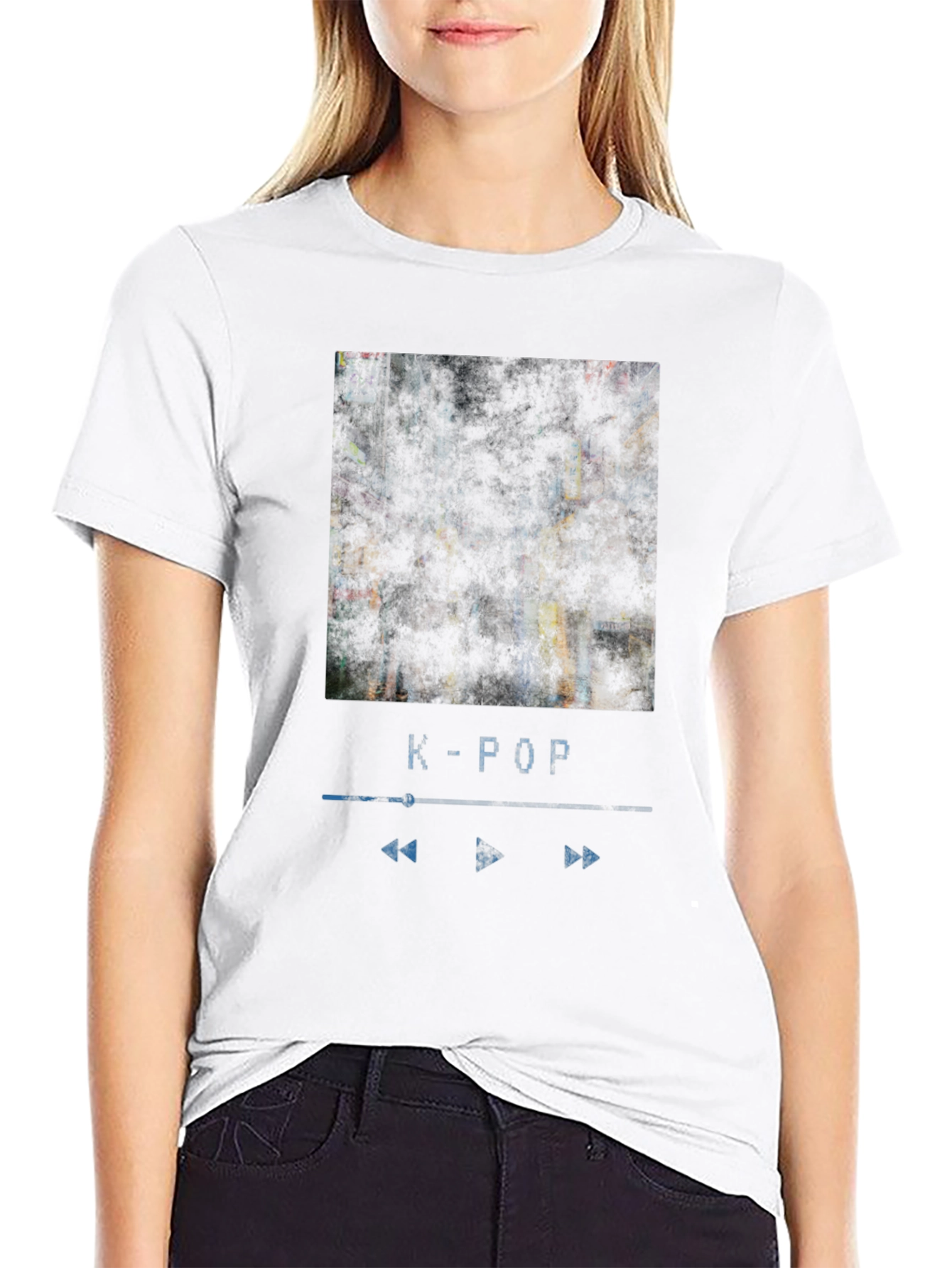 K-Pop Music Player Graphic Tee