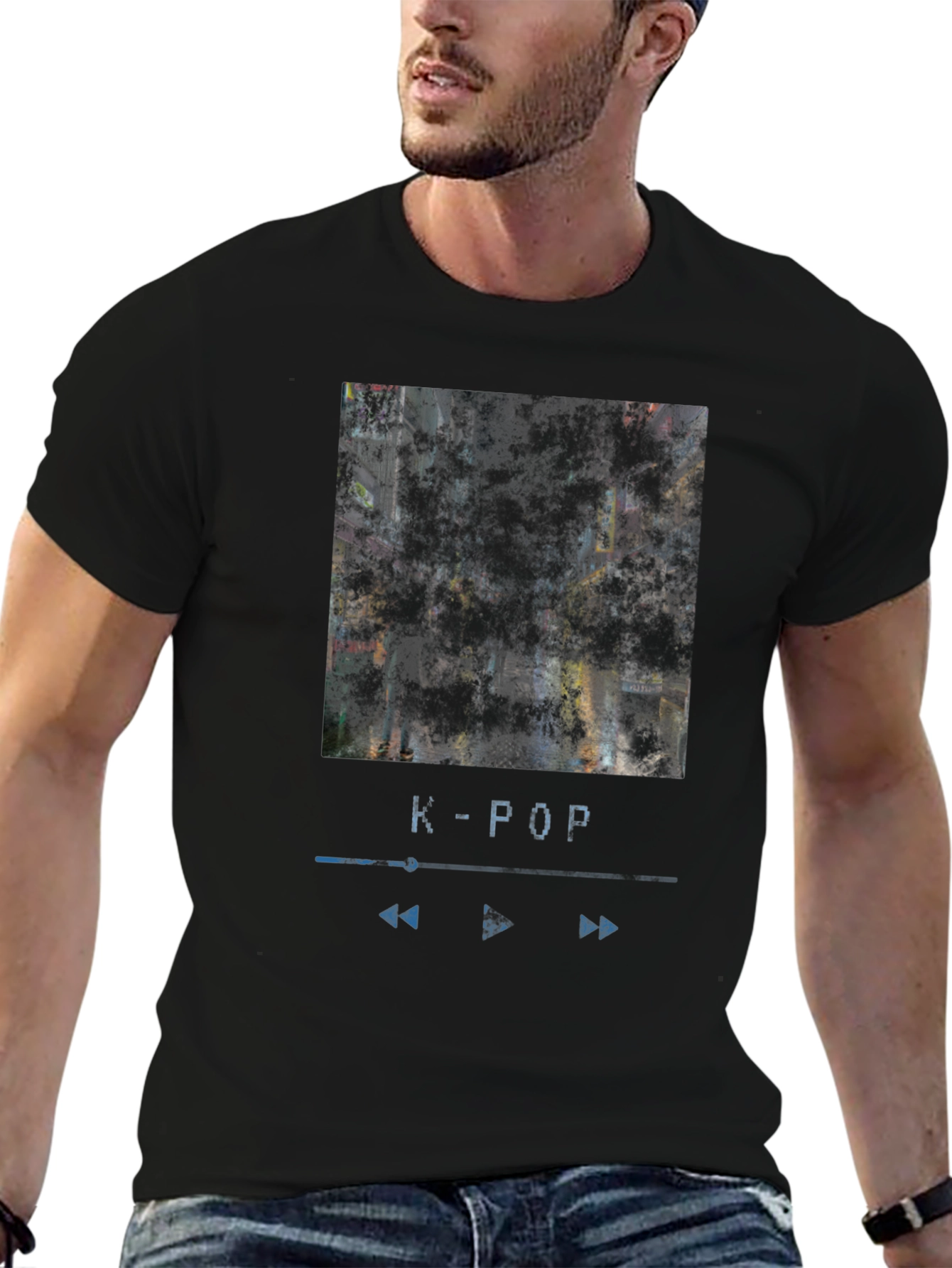 K-Pop Music Player Graphic Tee