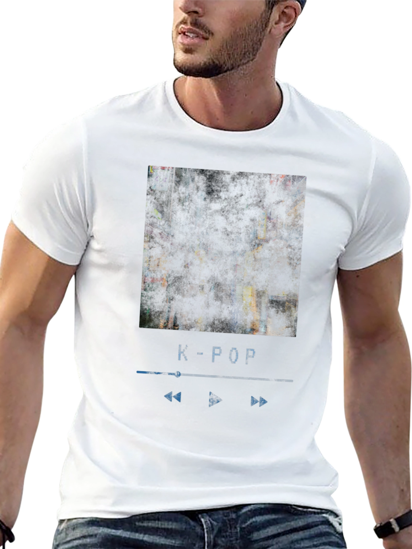K-Pop Music Player Graphic Tee
