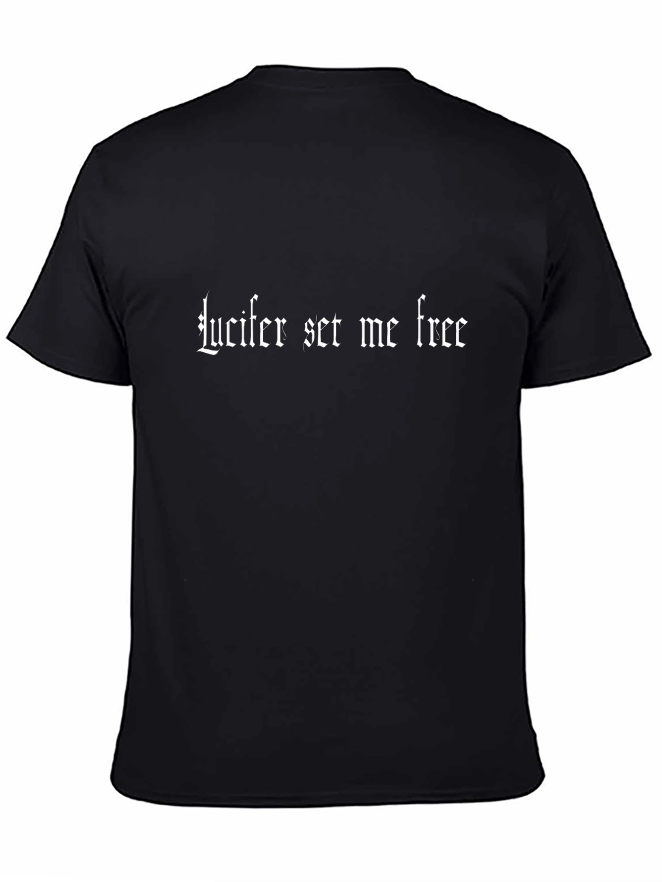 Lucifer Set Me Free Black T-Shirt