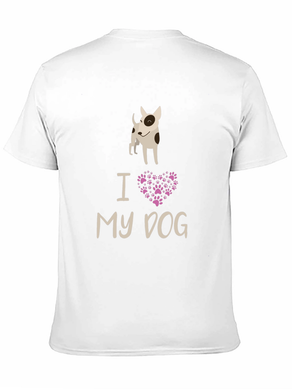I Love My Dog Black Graphic Tee