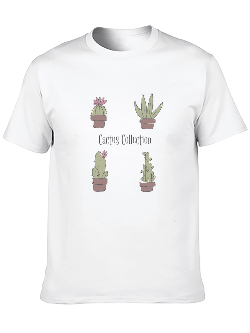 Cactus Collection Graphic Tee - Black