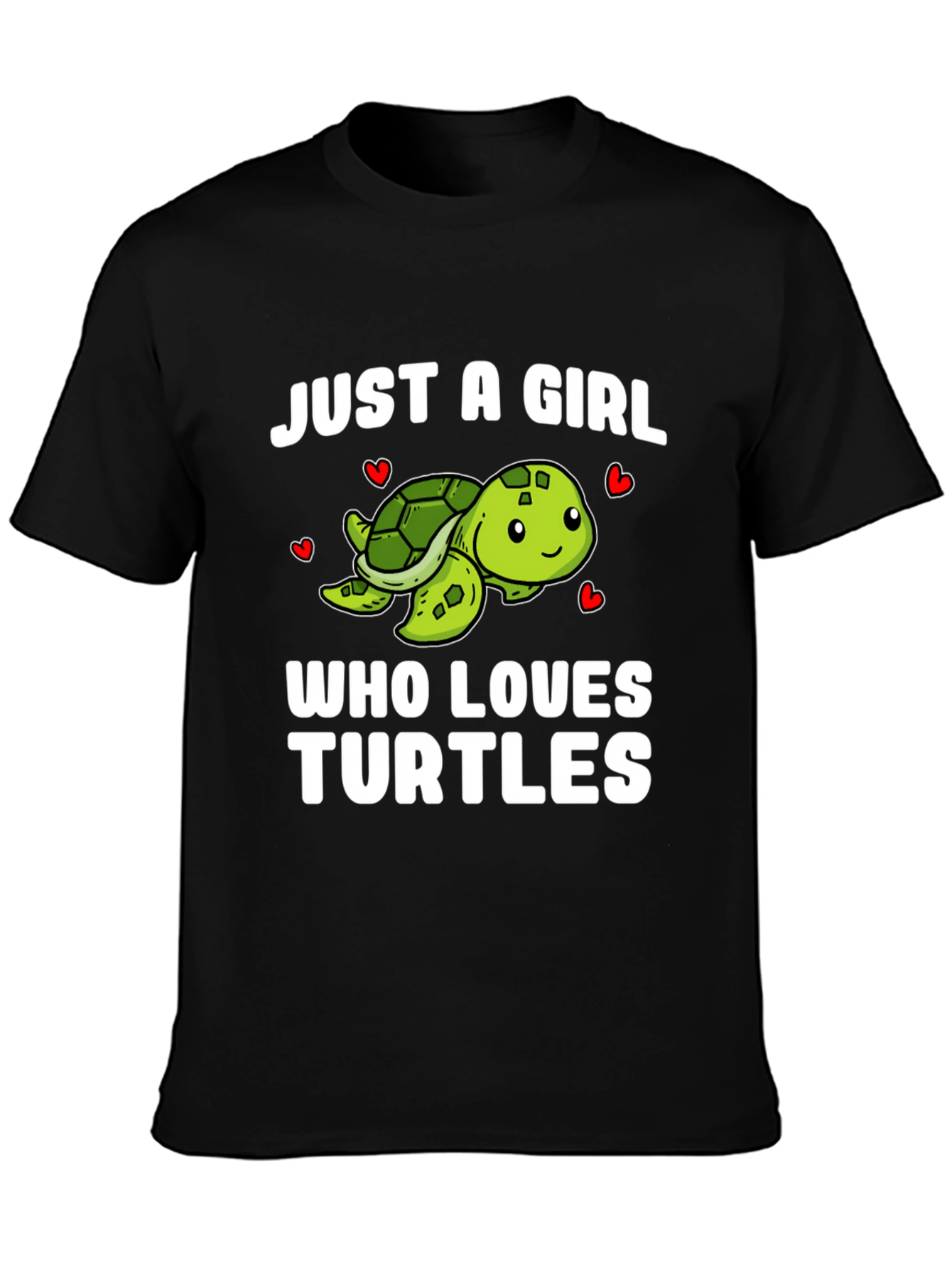 Just a Girl Who Loves Turtles T-Shirt