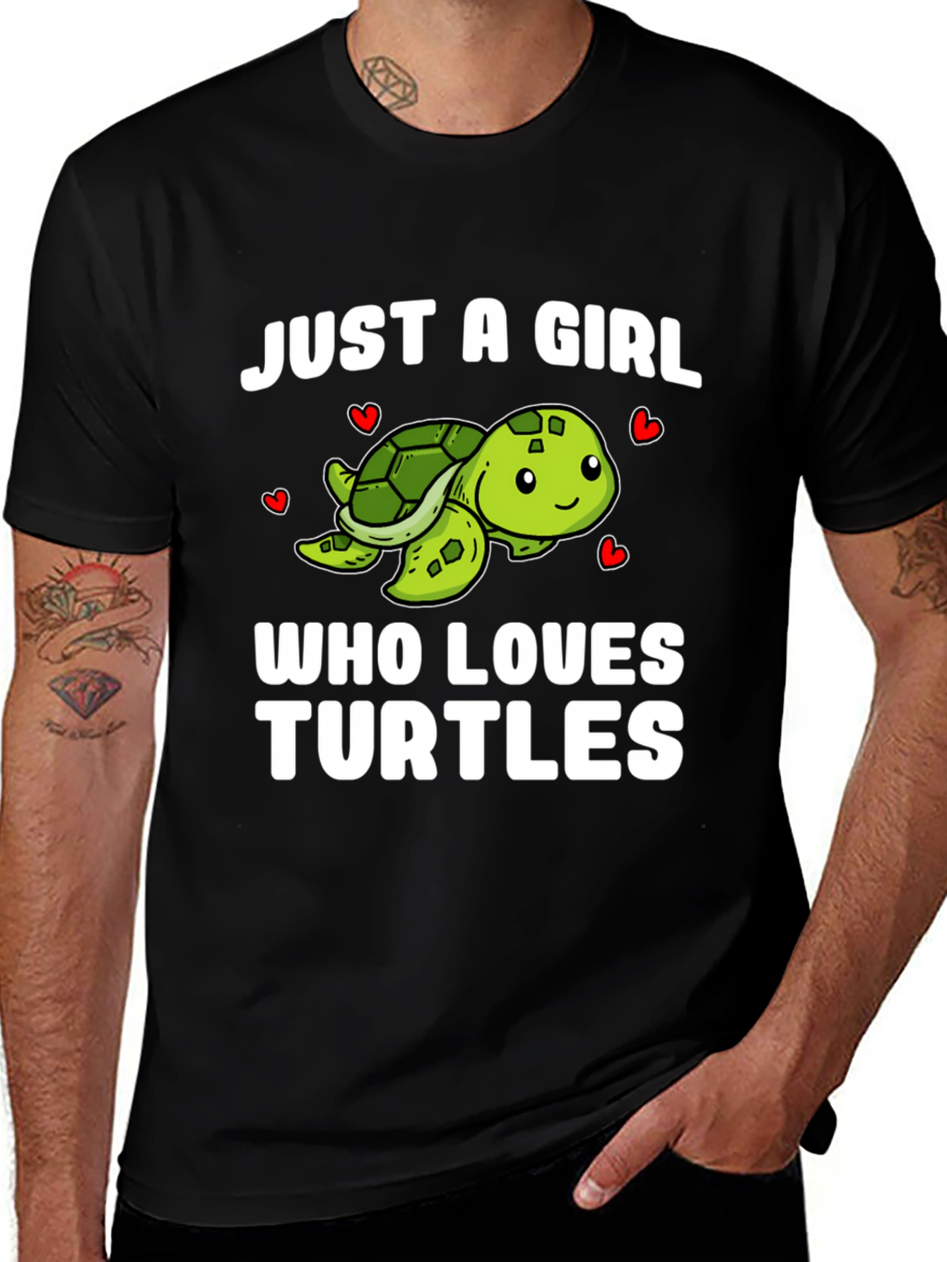 Just a Girl Who Loves Turtles T-Shirt