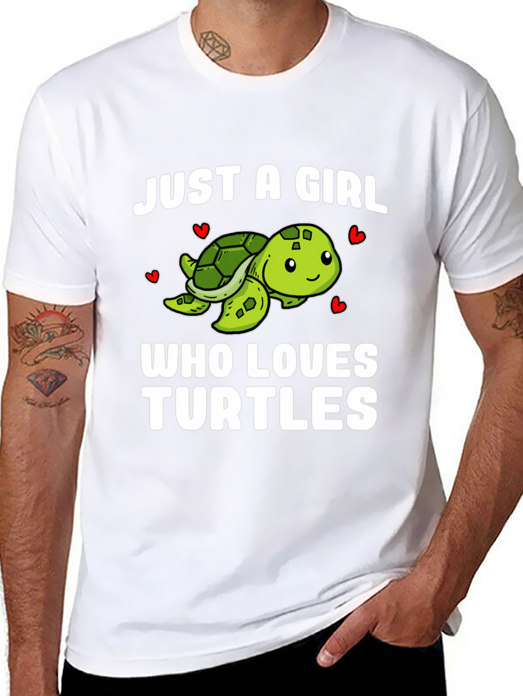 Just a Girl Who Loves Turtles T-Shirt