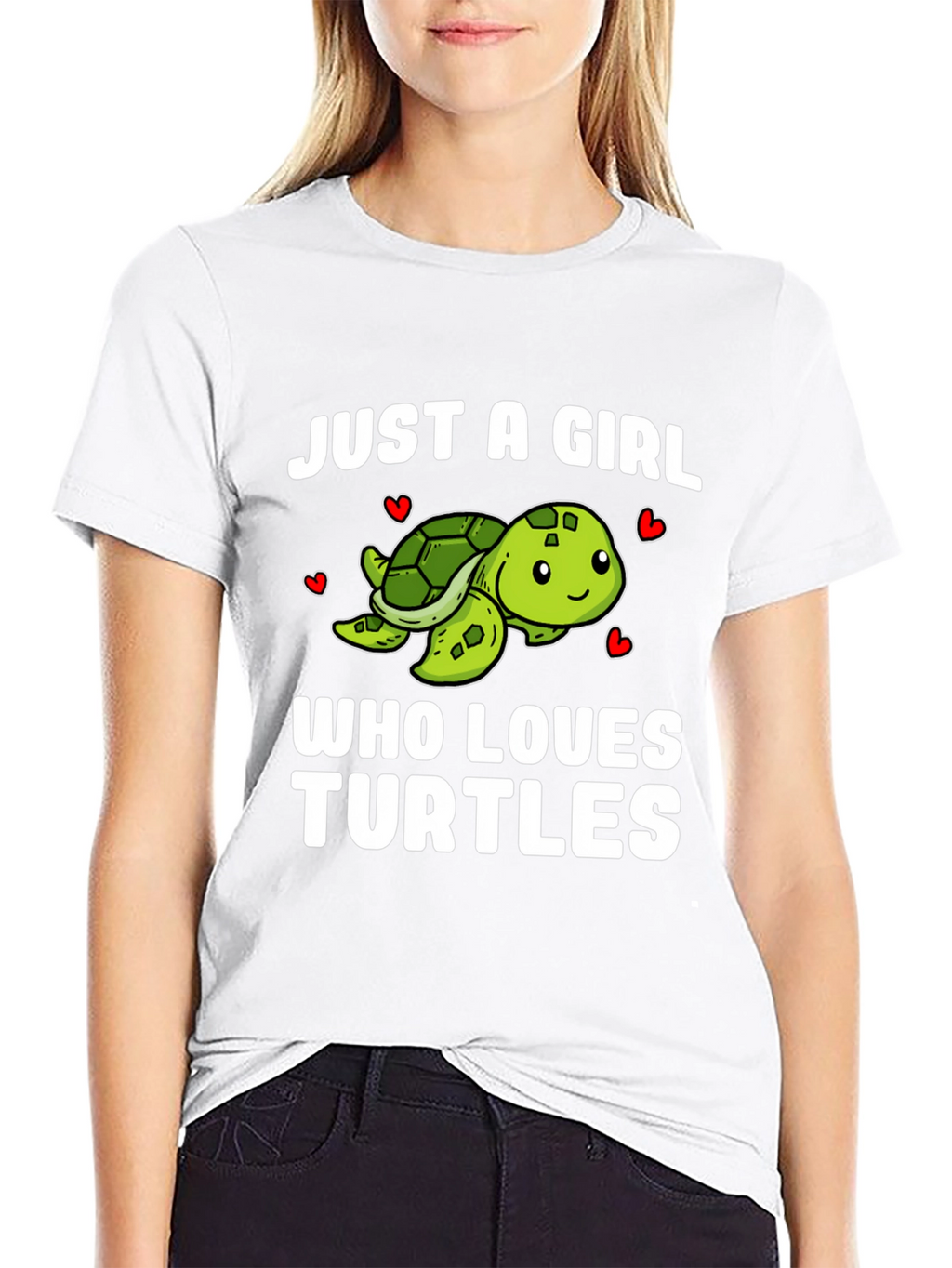 Just a Girl Who Loves Turtles T-Shirt