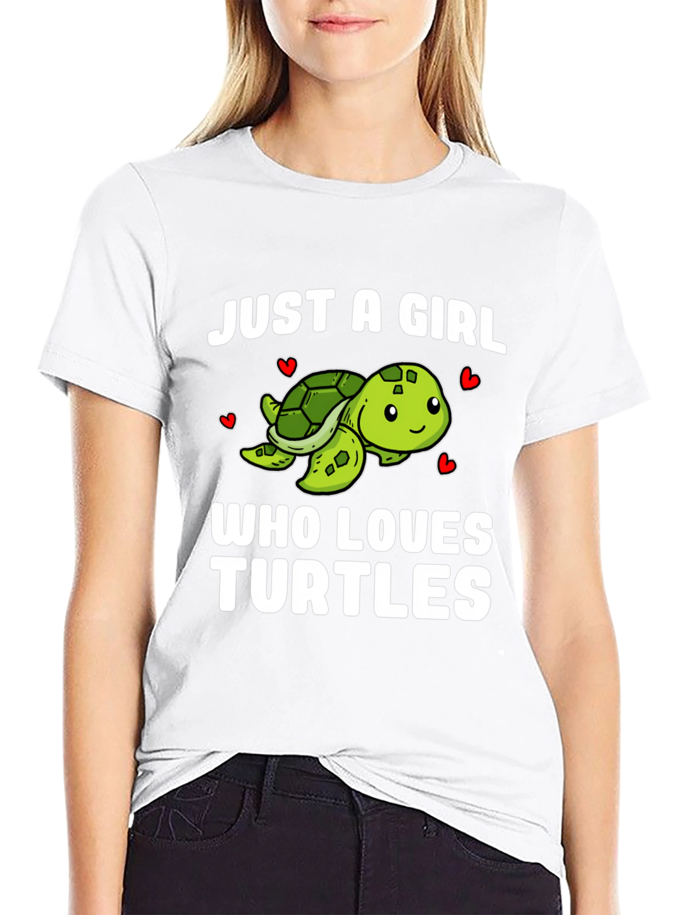 Just a Girl Who Loves Turtles T-Shirt