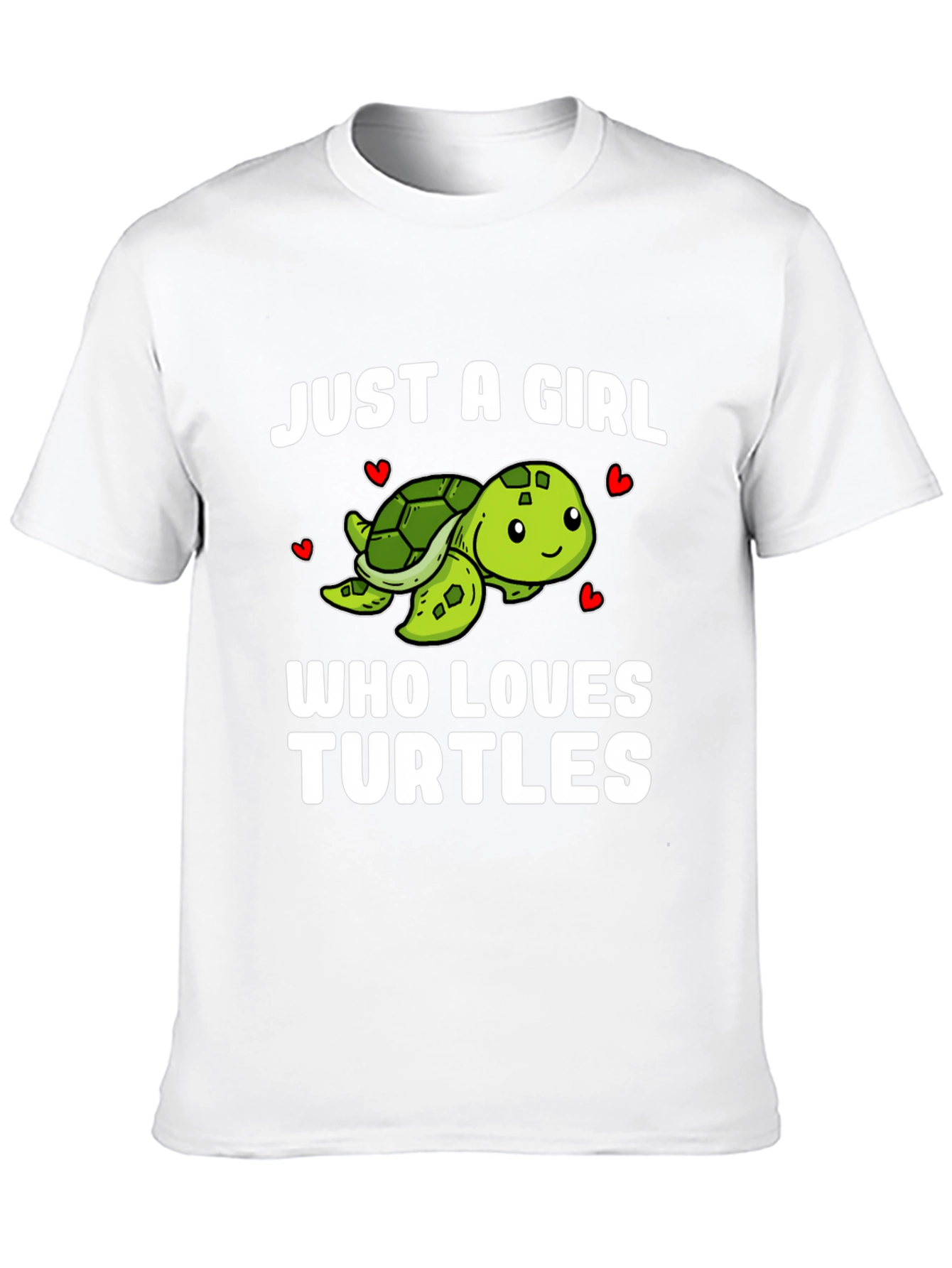 Just a Girl Who Loves Turtles T-Shirt