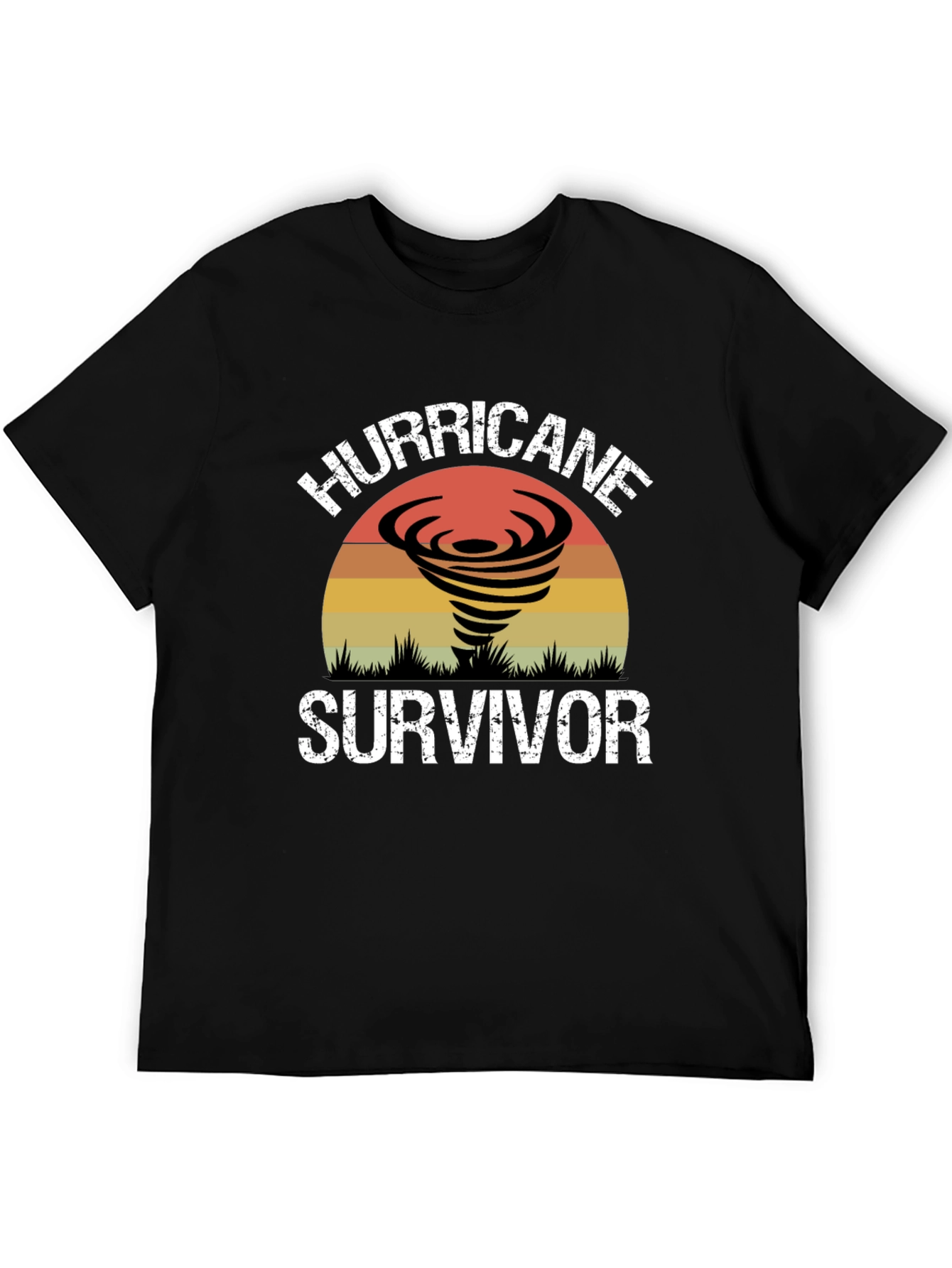 Hurricane Survivor Black Graphic Tee