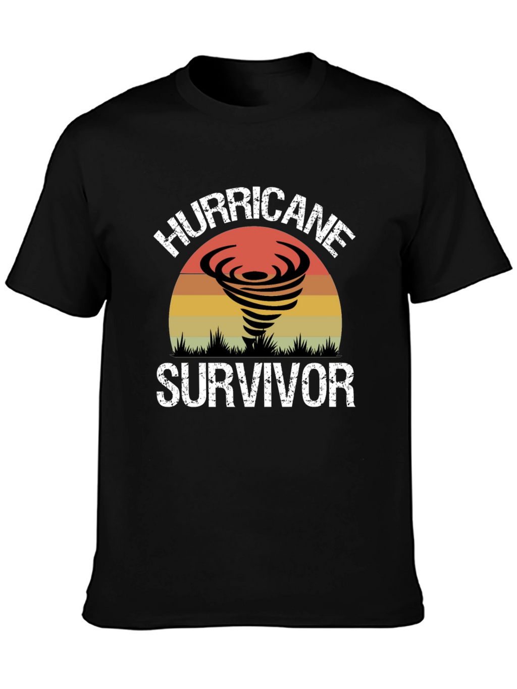 Hurricane Survivor Black Graphic Tee