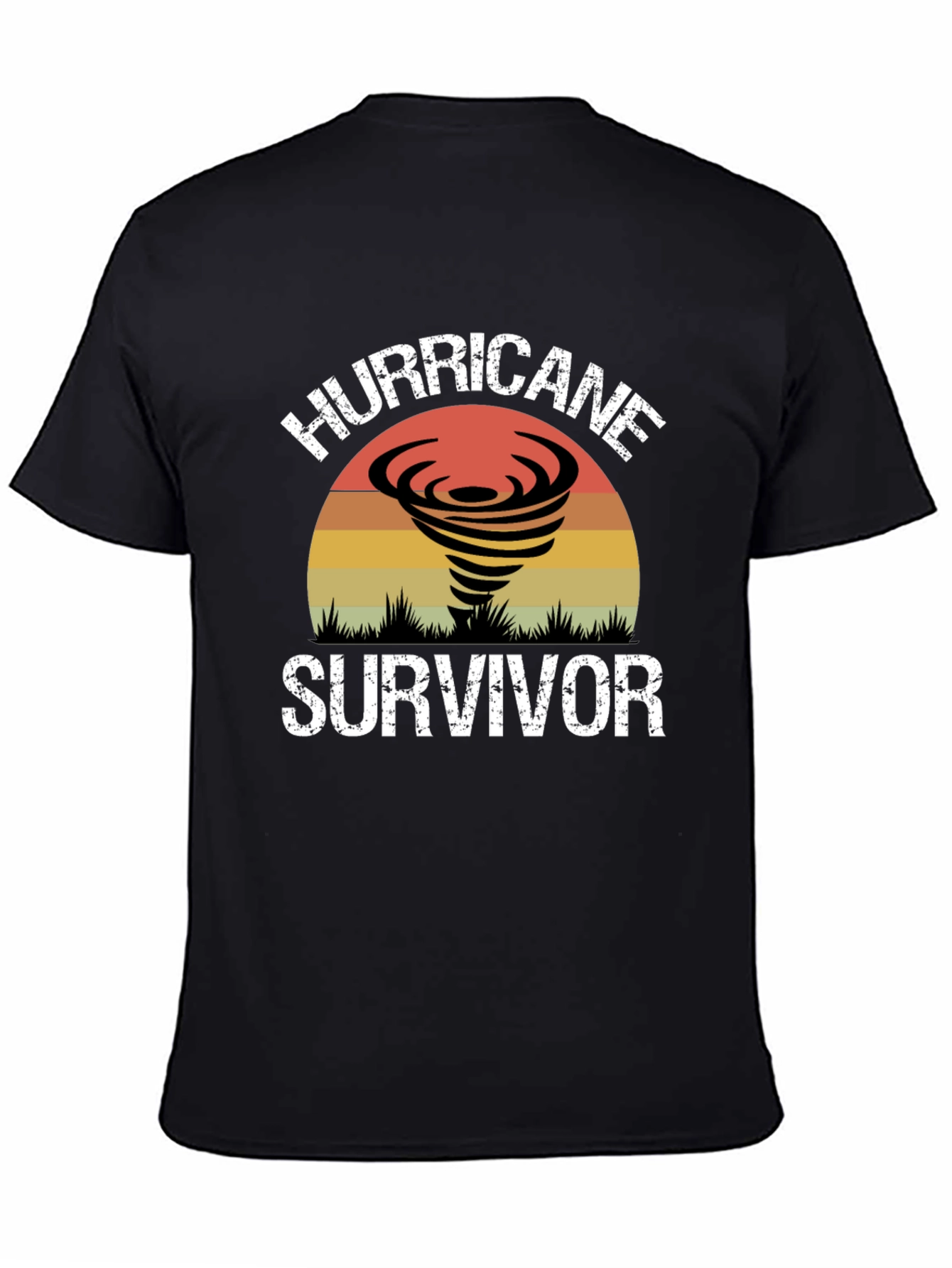 Hurricane Survivor Black Graphic Tee