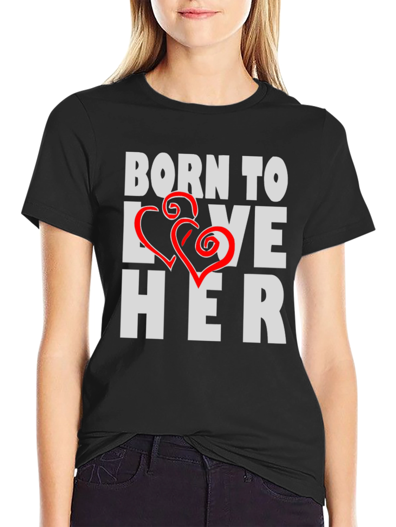Born to Love Her Graphic Tee