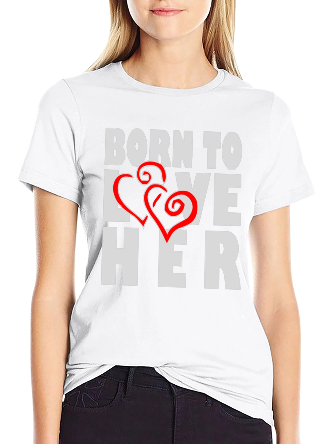 Born to Love Her Graphic Tee